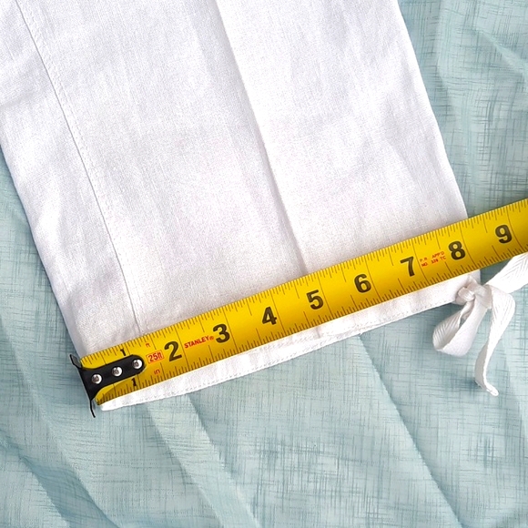 TOMMY BAHAMA Linen Aubrey Fit Crop Pants - Picture 11 of 12